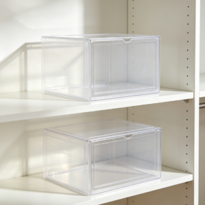 Transparent Foldable Shoe Box (Single Pair)