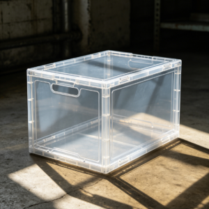 Heavy Duty Transparent Foldable Shoe Box