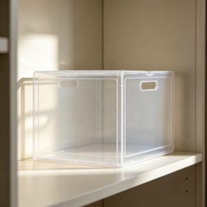 Clear Transparent Foldable Shoe Storage Box