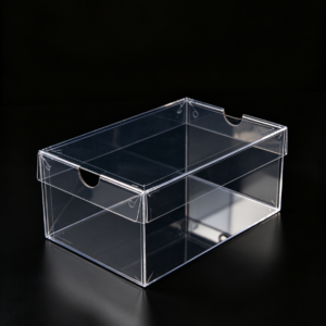 Ultra Clear Transparent Foldable Shoe Box