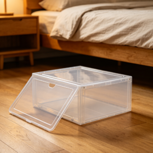 Large Transparent Foldable Shoe Box