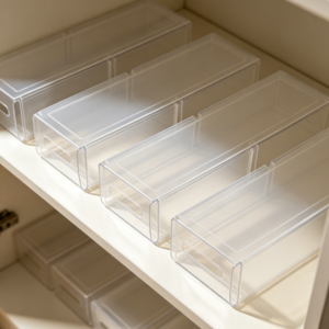 Multi-Row Transparent Foldable Shoe Box System